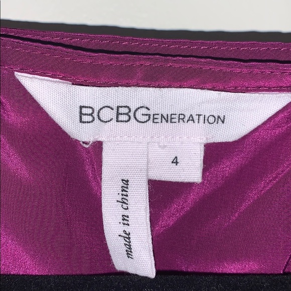 BCBG Generation purple dress with cutout in back - Picture 5 of 6